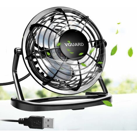 10 Cm Mini-usb-ventilator – 360°-drehung – Leise, Ideal Für Büro, Camping Und Kinderwagen – Usb-betrieben – Abs-kunststoff
