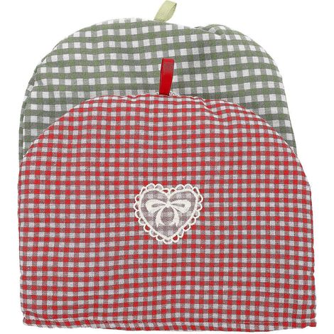 Set Mit 2 Isolierenden Teekannenabdeckungen, Ideal Für Den Winter Und Um Getränke Warmzuhalten. Robust Und Langlebig. – 28 X 23 X 1 Cm