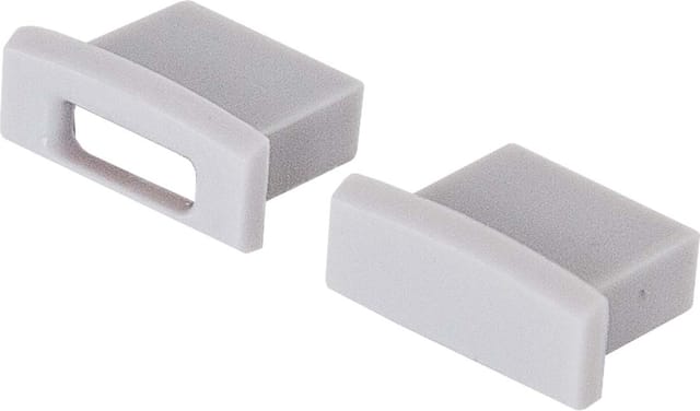 EVN Lichttechnik Kunststoff-Endkappen f.APFLAT1AM200 2St. Flat1PAK-Set
