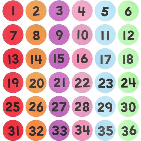 36 Blatt Bodenmarkierungsspiel Für Teppiche, Teppichmarker Für Kinder, Übungen – 10 X 10 X 0,5 Cm