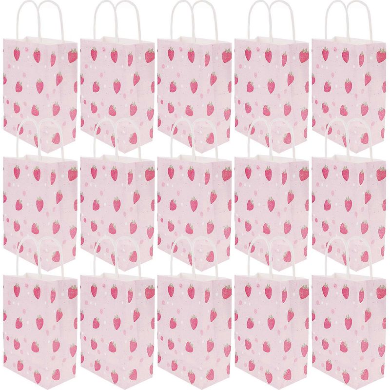 Set Mit 16 Papiergeschenktüten Mit Henkeln Für Partys Und Geburtstage – 21,00 X 15,00 X 8,00 Cm – Mehrfarbig
