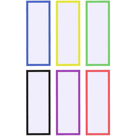 Farbenfrohe Und Kreative Magnetetiketten, Wiederverwendbar Und Trocken Abwischbar, Für Zuhause Und Büro – 10 X 3,8 Cm