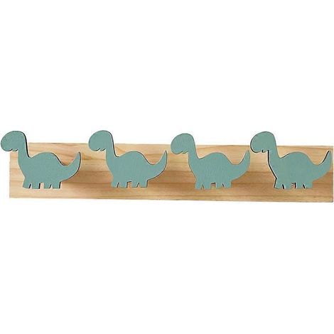 Wandgarderobe, Huthaken, Eingangshaken Mit Dinosaurier-motiv – 40 X 7 Cm