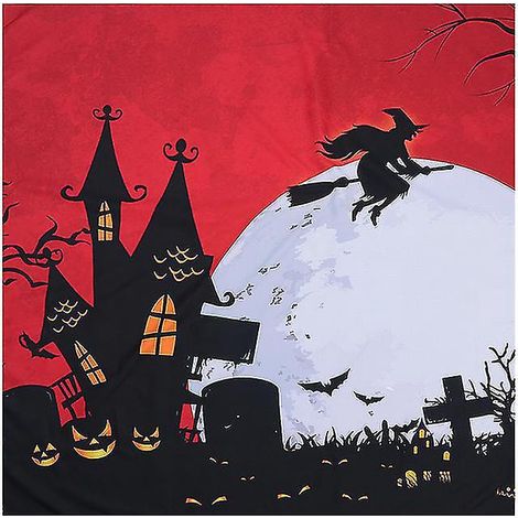 Bedruckter Wandteppich Zur Halloween-dekoration