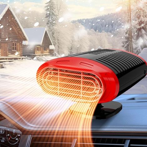 Autoheizung, Tragbare 12-v-autoheizung, Schnellheiz-windschutzscheibenenteiser Mit 360° Drehbarem Heizelement Für Autos