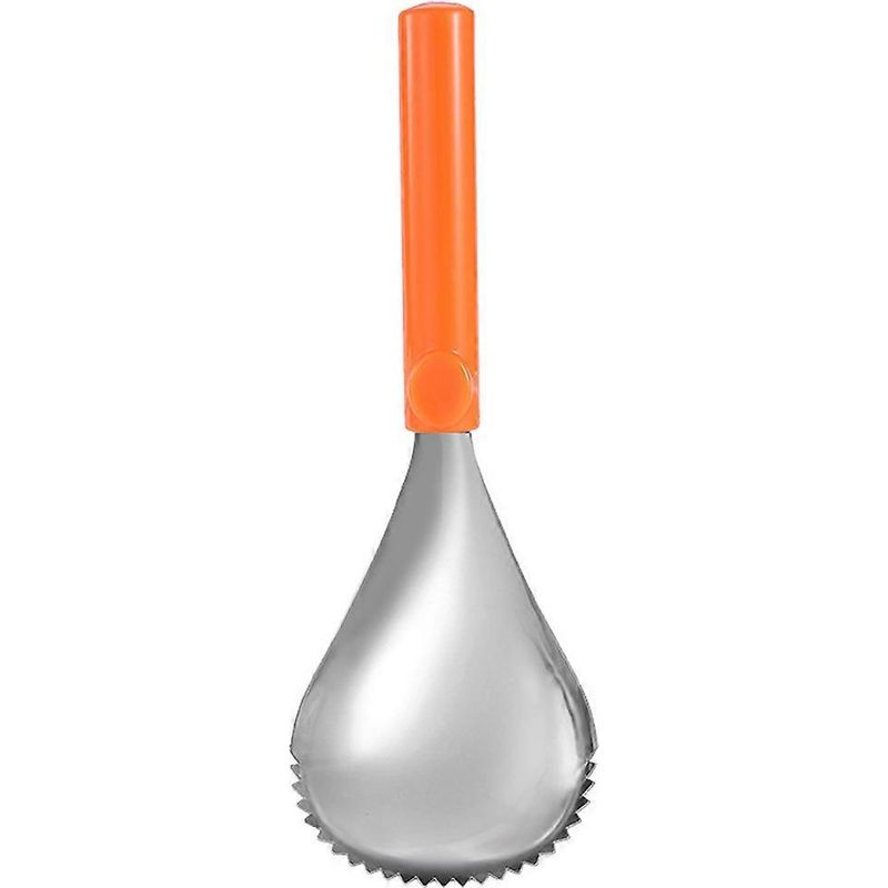 Haushalts-obstentkerner Aus Edelstahl, Manuelles Werkzeug Zum Entfernen Des Kürbiskerns, Obstlöffel, Kürbisfleischtrenner – 25,50 X 8,50 X 8,50 Cm – Orange