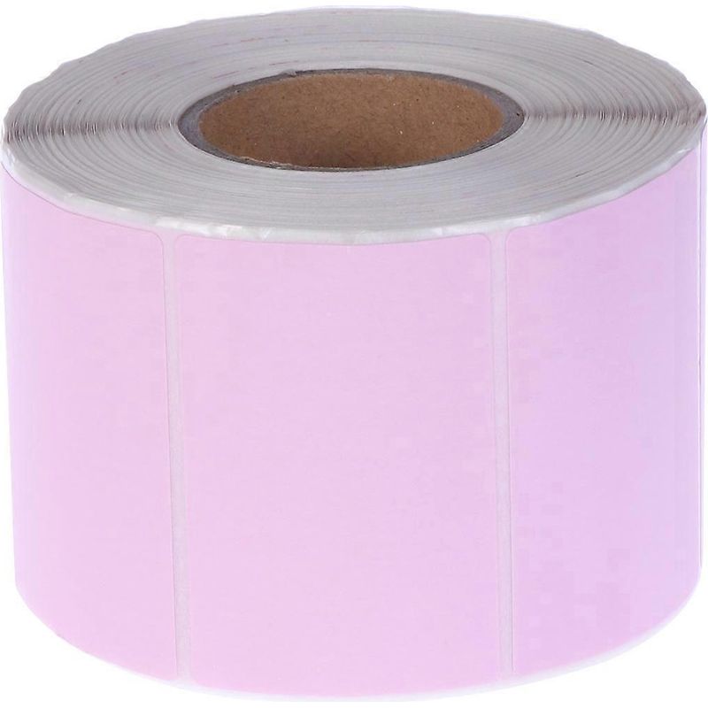 Farbige Thermotransferetiketten, Druckerpapier, Blanko-aufkleber Für Büro, Küche, Teestube (rosa) - Pink