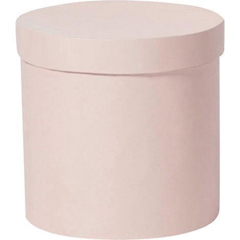 Blumengeschenkbox, Verpackung Für Blumensträuße, Karton, Runder Blumenkübel – 14 X 14 Cm – Rosa