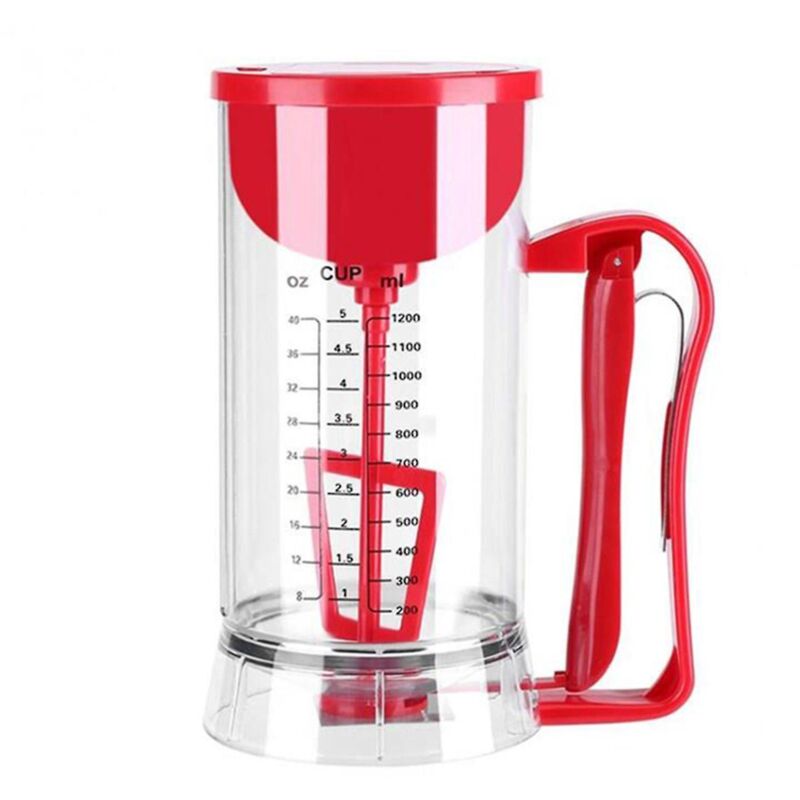 Kabelloser Elektrischer Mixer Für Pfannkuchen-, Cupcake- Und Waffelteig. Teigmixer Und -spender Für Pfannkuchen- Und Waffelteig.