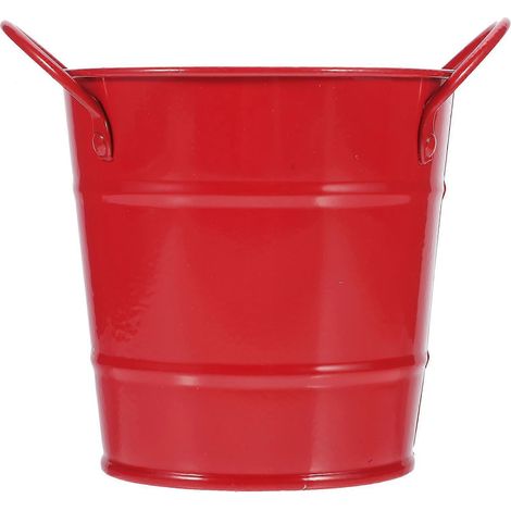 Metallener Stiftehalter, Stifteorganizer, Für Büro, Schule Oder Studentenwohnheim. – 14 X 12 Cm – Rot