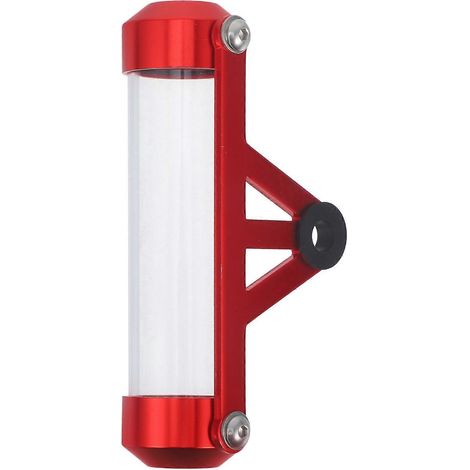 Einfaches Acrylrohr Für Motorrad-/fahrradsteuer – 11,00 X 5,90 X 3,60 Cm – Rot