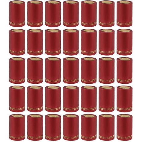 200 32-mm-schrumpfkapseln Für Rotweinflaschen – 5,00 X 3,20 X 3,00 Cm – Rot
