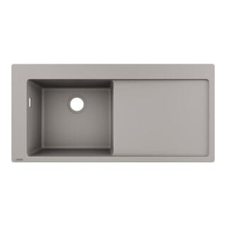 hansgrohe Einbauspüle 450 S5110-F450 1030x490mm, 1 Beck. li, Tropffl R, bg