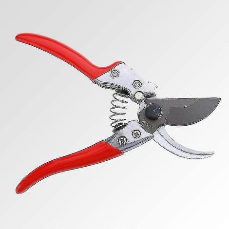 Gartenschere, Holzschere Mit Sk5-stahlklinge Und Ergonomischem Griff Zum Beschneiden Von Ästen, Stängeln Und Blüten (rot)