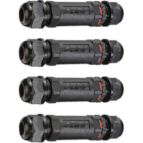Anschlussdose, 4er-pack Wasserdichte Anschlussdosen, Ip68 Wasserdichtes Außenkabel