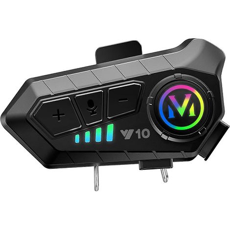 Hifi Bt 5.3 Kabelloser Kopfhörer Für Motorradhelme, Kompatibel Mit Integralhelmen – 13,5 Cm X 10,5 Cm X 6 Cm – Schwarz