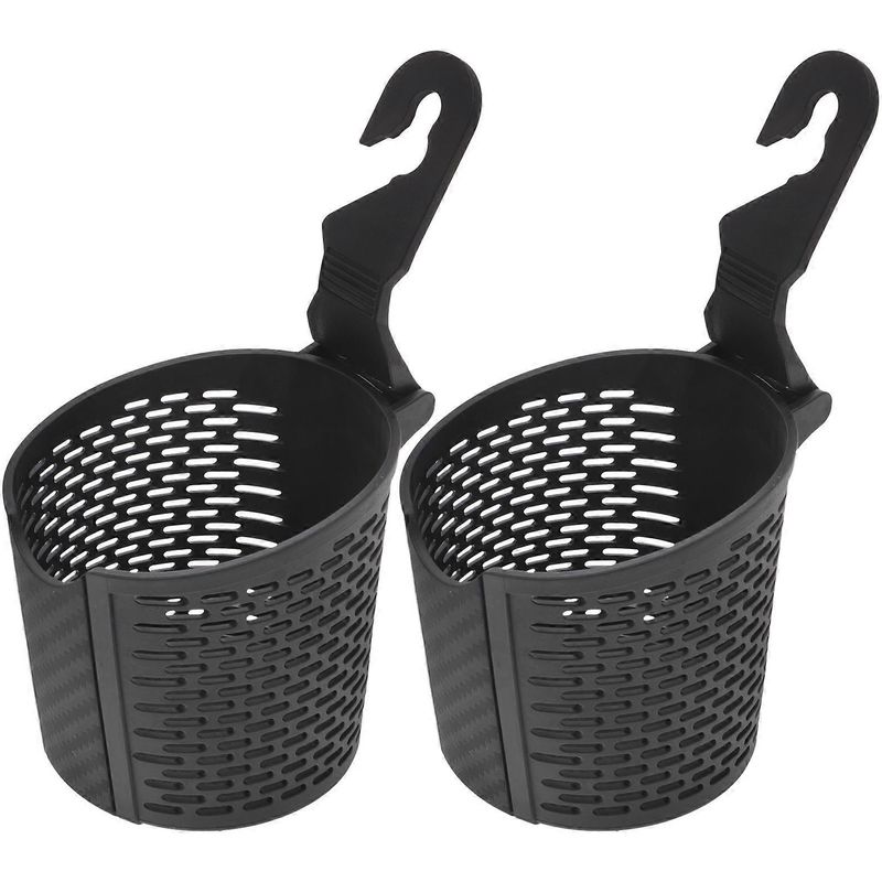 Kopfstützen-getränkehalter Fürs Auto – 10,50 X 9,50 X 8,50 Cm – Schwarz