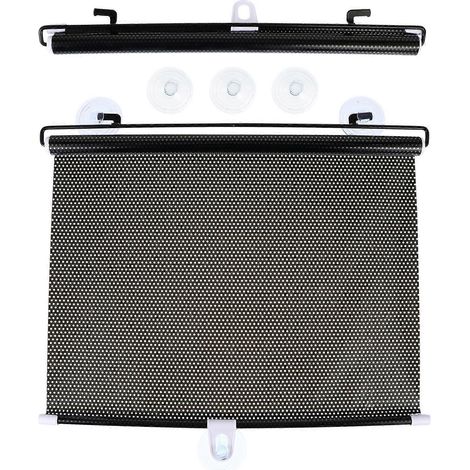 Set Mit 2 Automatischen Sonnenschutzblenden Aus Netzgewebe Für Autofenster – 60,00 X 40,00 X 2,00 Cm – Schwarz