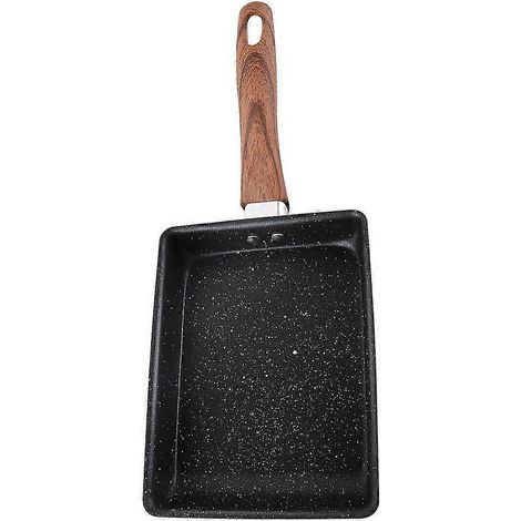 Quadratische Tamagoyaki-pfanne Mit Antihaftbeschichtung, 1 Stück – 35,50 X 14,50 X 3,50 Cm – Schwarz