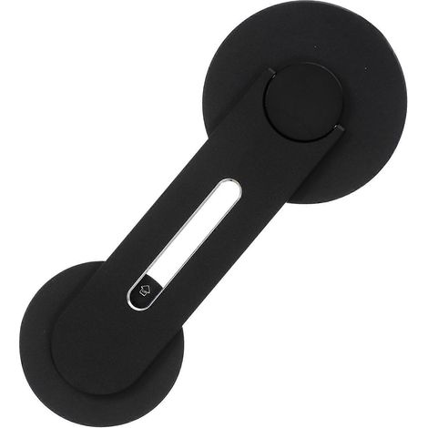 Magnetische Handyhalterung, Seitliche Befestigung Für Navigationsbildschirm Im Auto – 14 X 5,8 Cm – Schwarz