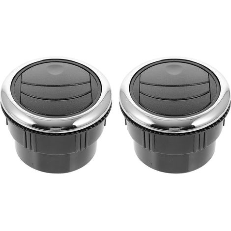 Runde Lüftungsgitter Für Busklimaanlagen – 8,7 X 8,7 X 5,5 Cm – Schwarz