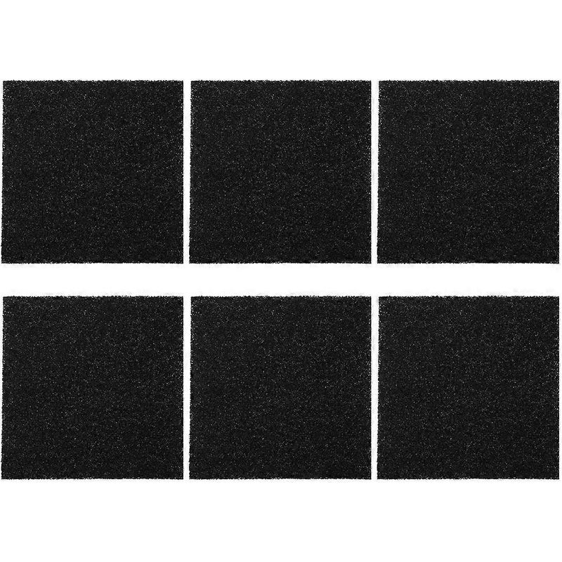 Set Mit 6 Kohlefiltern Für Haushaltsmülleimer, Geruchsneutralisierer Und Geruchsbeseitiger (schwarz) – 12,00 X 11,00 X 1,00 Cm – Schwarz