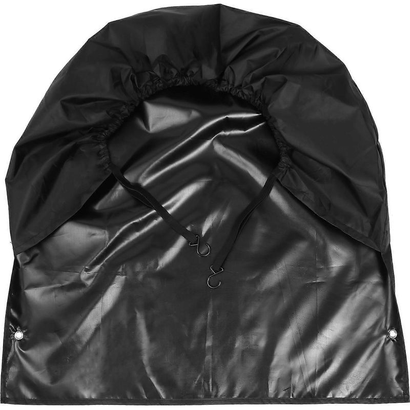 Wasserdichte Autoreifenabdeckung, Strapazierfähige Pvc-beschichtung, Felgenschutz – 70 X 70 Cm – Schwarz