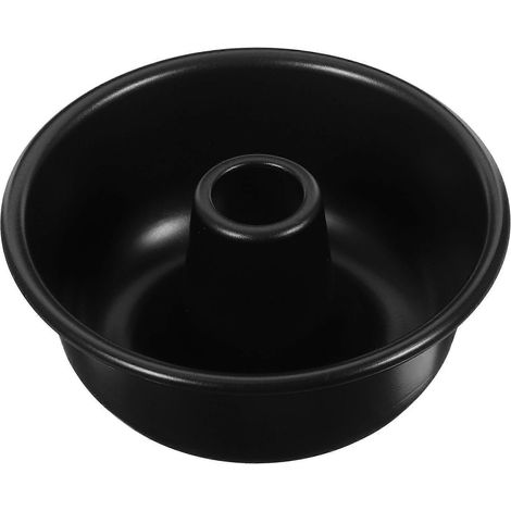 Donutform Aus Aluminiumlegierung, Einzelform Zum Backen Von Hausgemachten Donuts. – 14,3 X 14,3 X 5,5 Cm – Schwarz