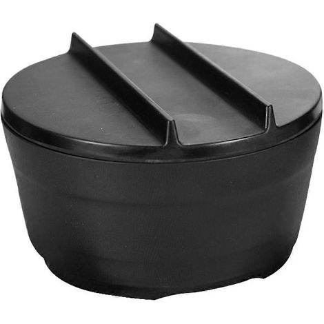 Melaminschale Für Obstsalat, Nudeln, Desserts – 15 X 15 Cm – Schwarz