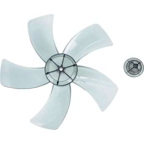Kunststoff-ventilatorflügel-set Für Standventilatoren – 28,50 X 28,50 X 3,00 Cm – Schwarz