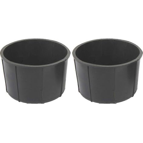 Paar Ersatzeinsätze Für Die Getränkehalter Der Mittelkonsole, Kompatibel Mit F150 09-14-9x9cm-schwarz