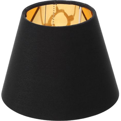 Stofflampenschirm Für Meson-lampen, Kronleuchter Oder Wandleuchten Mit E14-schraubfassung, Staubschutzhülle – 15 X 9 X 12 Cm – Schwarz