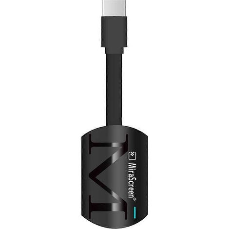 Drahtloser Display-adapter-dongle, Drahtloser Streaming-adapter, Dlna, Airplay, Miracast-display-adapter, Av-adapter Für Android-smartphones, Iphones, Tablet-pcs (schwarz)