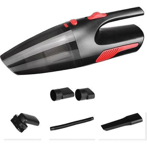 Mini-tragbarer Autostaubsauger (schwarz)