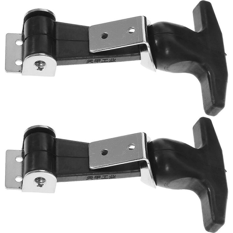 Set Mit 2 Flexiblen T-griff-schubladenverschlüssen Aus Edelstahl Für Wagen Und Werkzeugkasten – 12,00 X 8,00 X 2,50 Cm