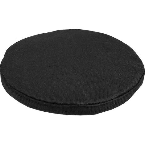 Campinghocker-kissen, Klapphocker-kissen Für Angler, Klapphocker-kissen Für Den Strand – 24,20 X 24,20 X 2,50 Cm – Schwarz