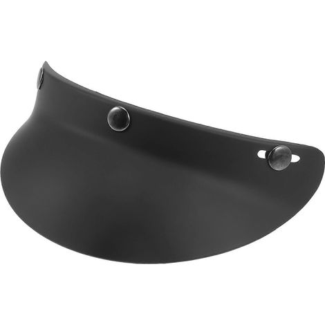 Klassisches Helmvisier, Vintage-helmvisier, Blendfreies Sonnenvisier, Fahrradhelmvisier Im Retro-stil – 21 X 13 Cm – Schwarz