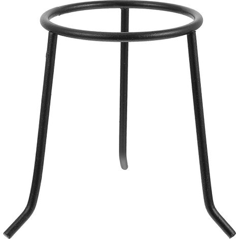 Dreibein-spirituslampenständer Für Laborexperimente (1 Stück) – 14,00 X 9,00 X 9,00 Cm – Schwarz