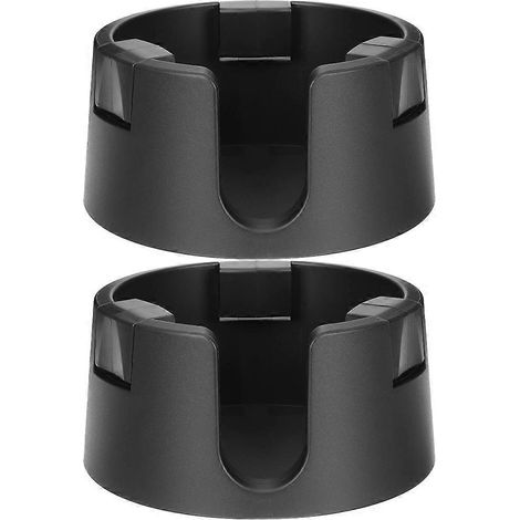 Set Mit 2 Auslaufsicheren Becherhaltern Für Boot, Büro, Sofa Oder Tisch. – 10,30 X 10,30 X 5,40 Cm – Schwarz