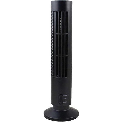 Mini-turmventilator Mit Usb-anschluss, Klimaanlage Und Luftreiniger (schwarz)