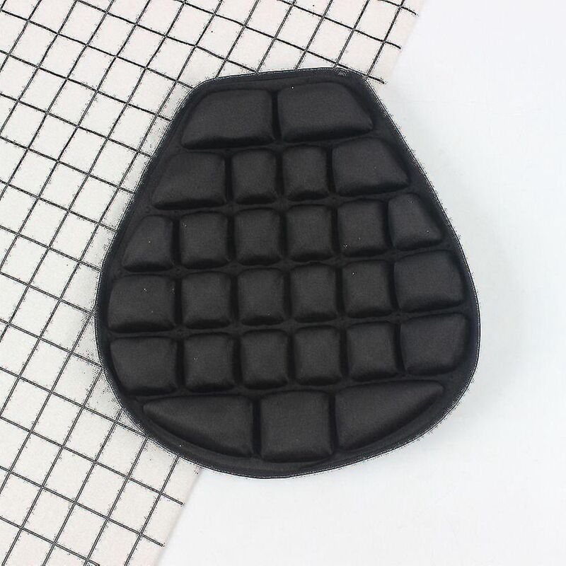 Strapazierfähiges Gel-sitzkissen, Sonnenschutz, Motorradkissen, Schwarzes Motorrad-sitzkissen