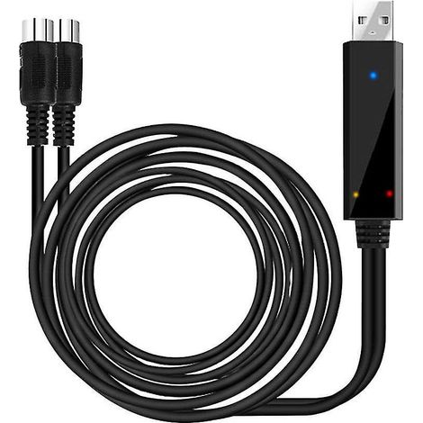 Midi-zu-usb-kabel, 2 Meter Langes Controller-adapterkabel Für Computer Und Klavier