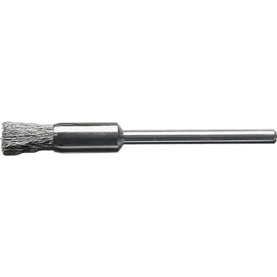 Lessmann Miniatur-Pinselbürste INOX-Draht 0,10 mm, Bürsten-⌀ 5 mm