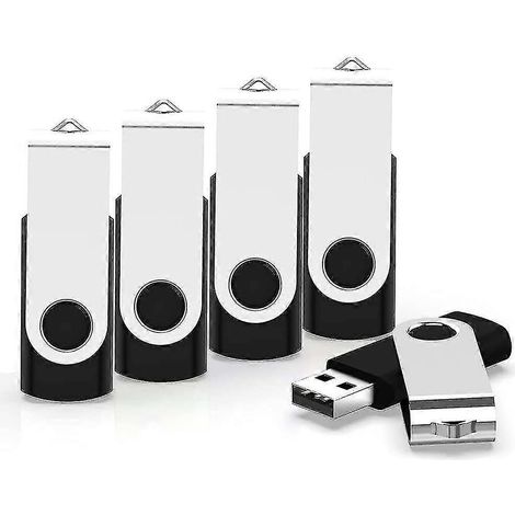 32-gb-usb-stick, Drehbarer 32-gb-usb-2.0-stick Zur Datenspeicherung Und -sicherung, Schwarz