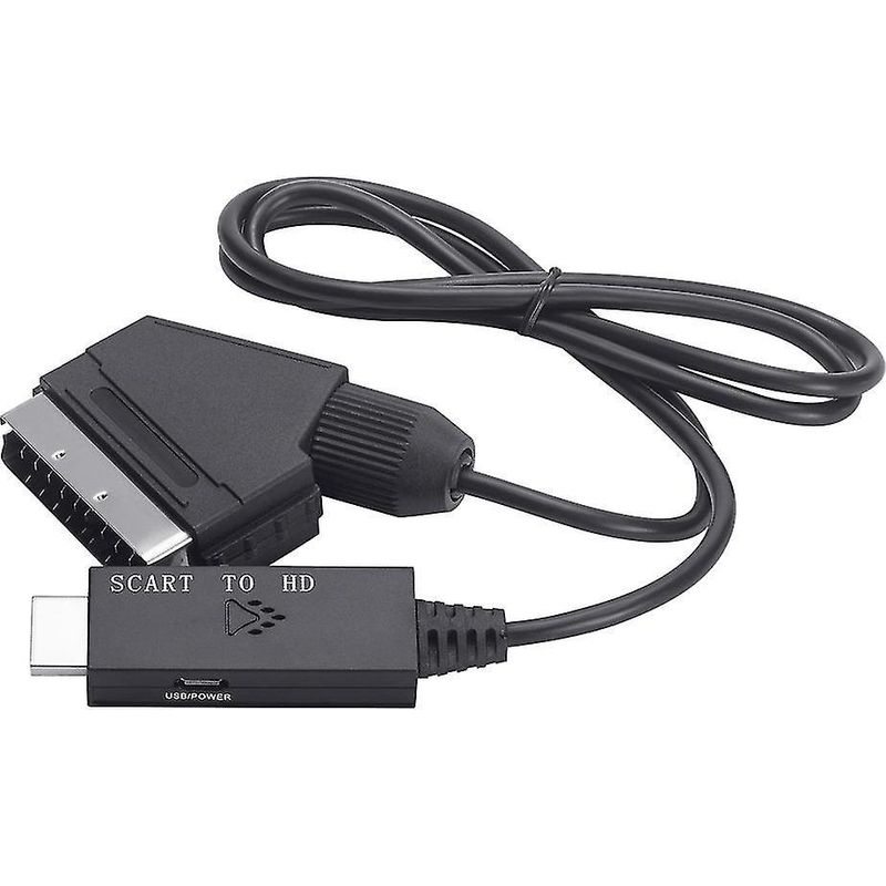 Tragbares Scart-zu-hdmi-konverterkabel, Plug-and-play, 1080p/720p