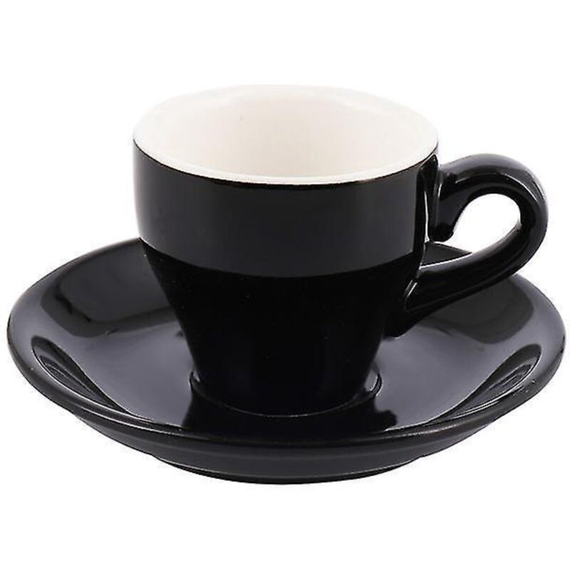 Macaron Espresso Italienische Schwarze Kaffeetasse