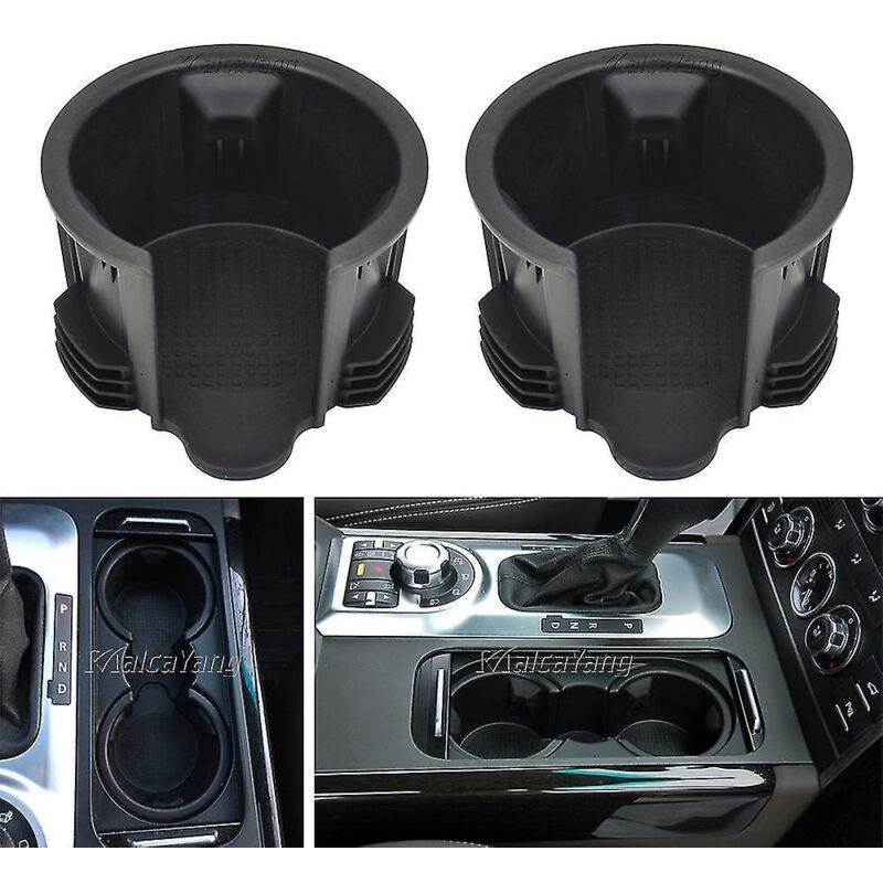 Getränkehalter Für Die Mittelkonsole Von Land Rover Discovery 5/4 Und Range Rover Sport (referenznummer Lr087454) - 2er-set, Schwarz.