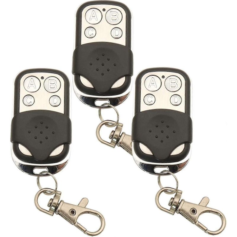 Set Mit 3 Universellen 433,92-mhz-funkfernbedienungen Mit Hf-sender Zum Klonen Und Öffnen Von Garagentoren Und Einfahrtstoren. 433-mhz-duplikator