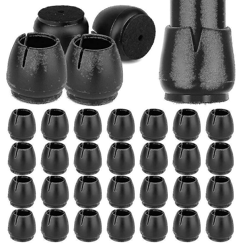 Silikon-stuhlbeinkappen, 32 Stück, Schutzkappen Für 17–21 Mm Stuhlbeine, Rubbe-m-