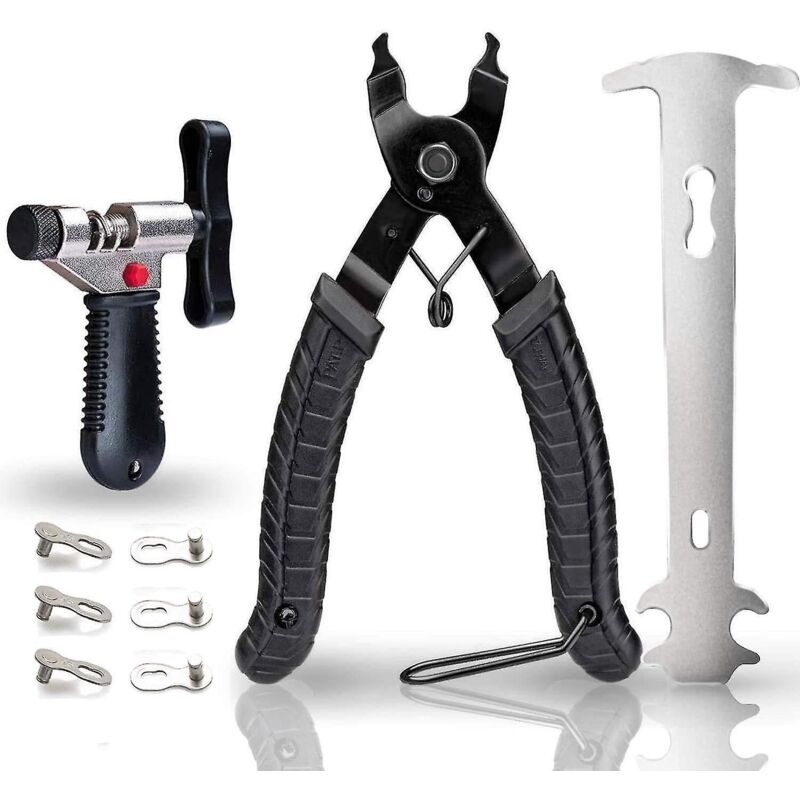 Werkzeugset Für Fahrradketten, Inklusive Haken, Kettenzange, Kettennieter Und Kettenprüfer.